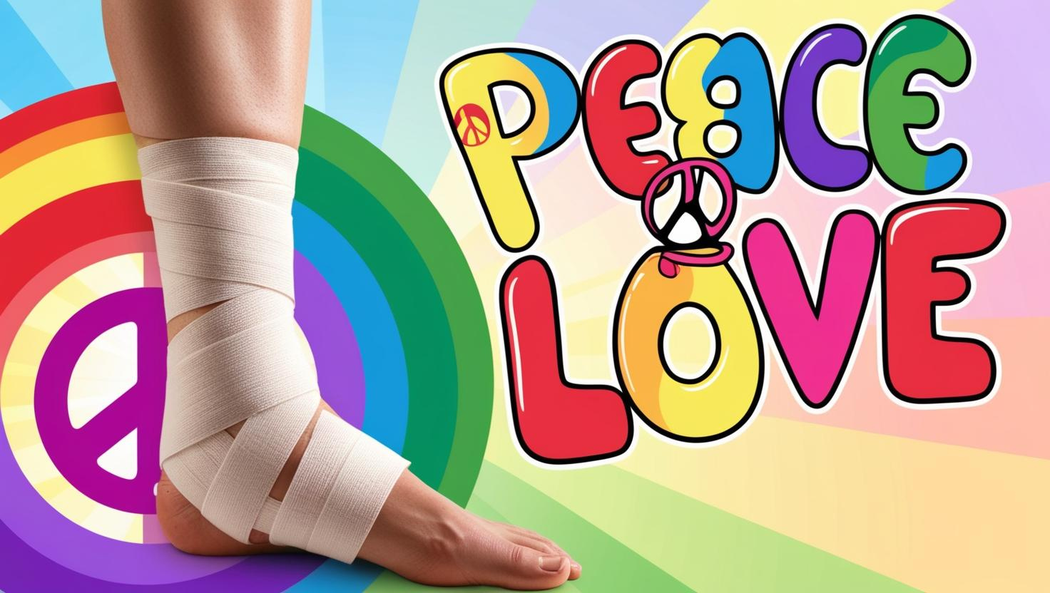 peace and love injury healing method